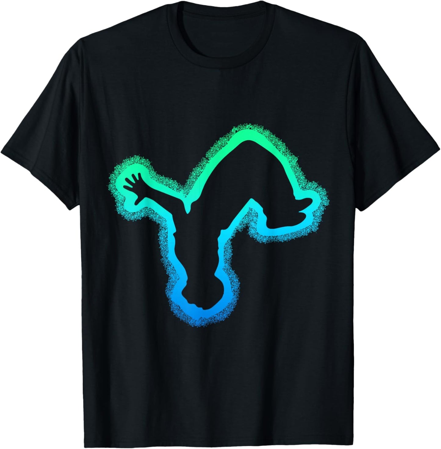 Parkour Boys Kids Traceur Men T-Shirt - T-Shirt | Black