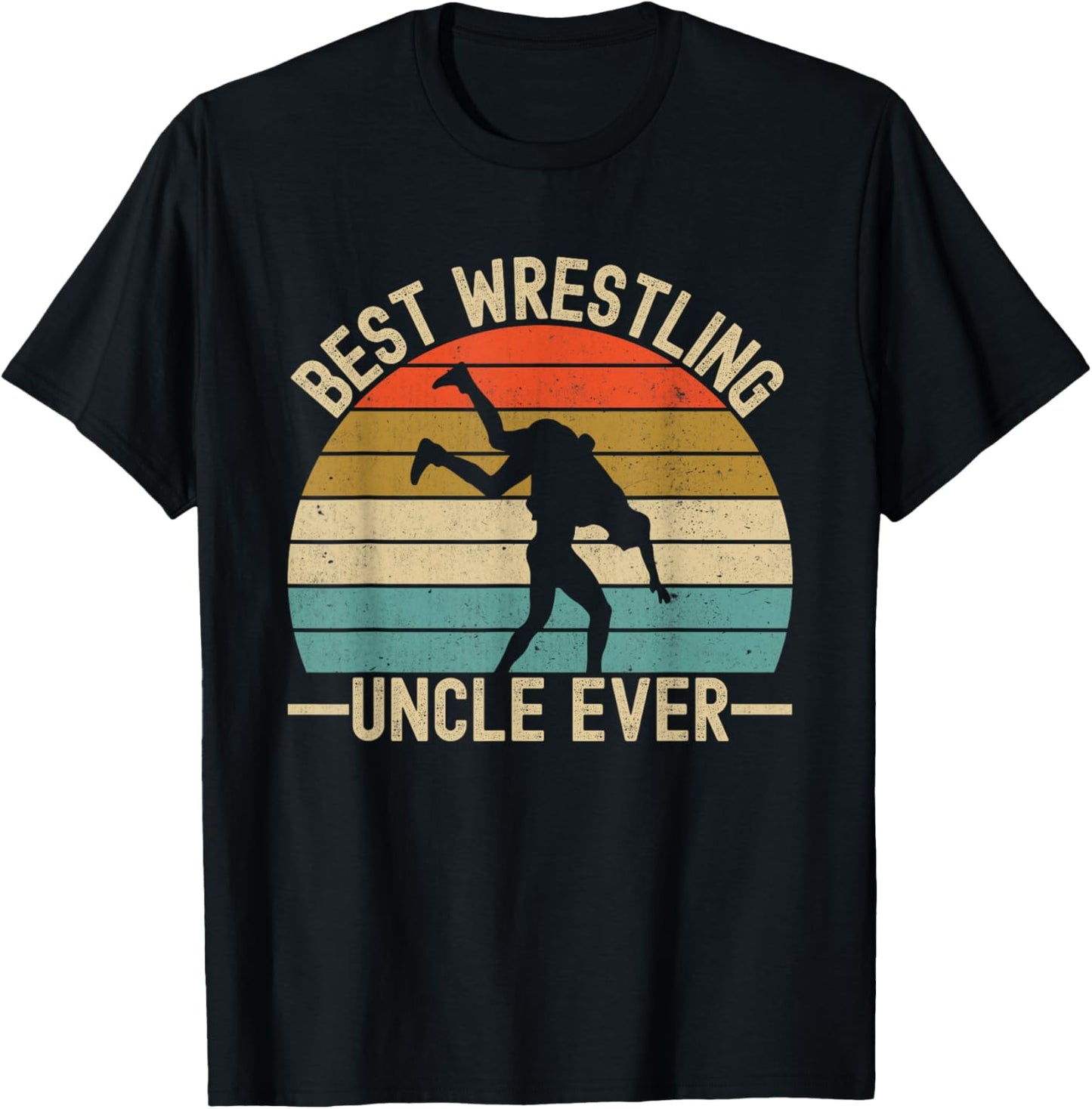 Best Wrestling Uncle Ever T-Shirt - T-Shirt | Black