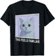 Weirdcore Aesthetic Cat Dreamcore Glitch 90s Window Art T-Shirt - T-Shirt | Black