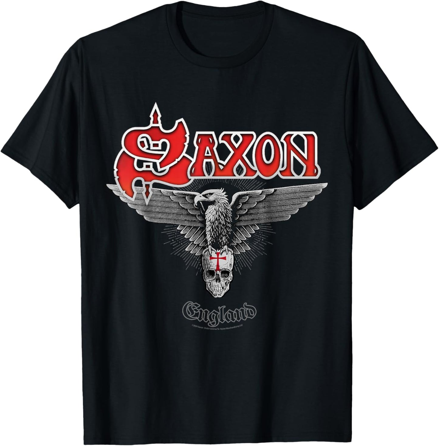 Official Saxon The Eagle Has Landed Heavy Metal Album Band T-Shirt - T-Shirt | Black