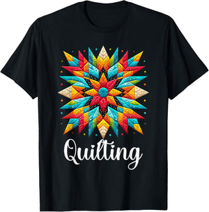 Quilting Quilter T-Shirt - T-Shirt | Black