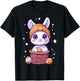 Easter Rabbit Costume Kids Girls Boys Decor Easter Bunny T-Shirt - T-Shirt | Black