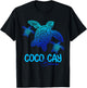 Coco Cay Bahamas Vacation Tribal Sea Turtle T-Shirt - T-Shirt | Black