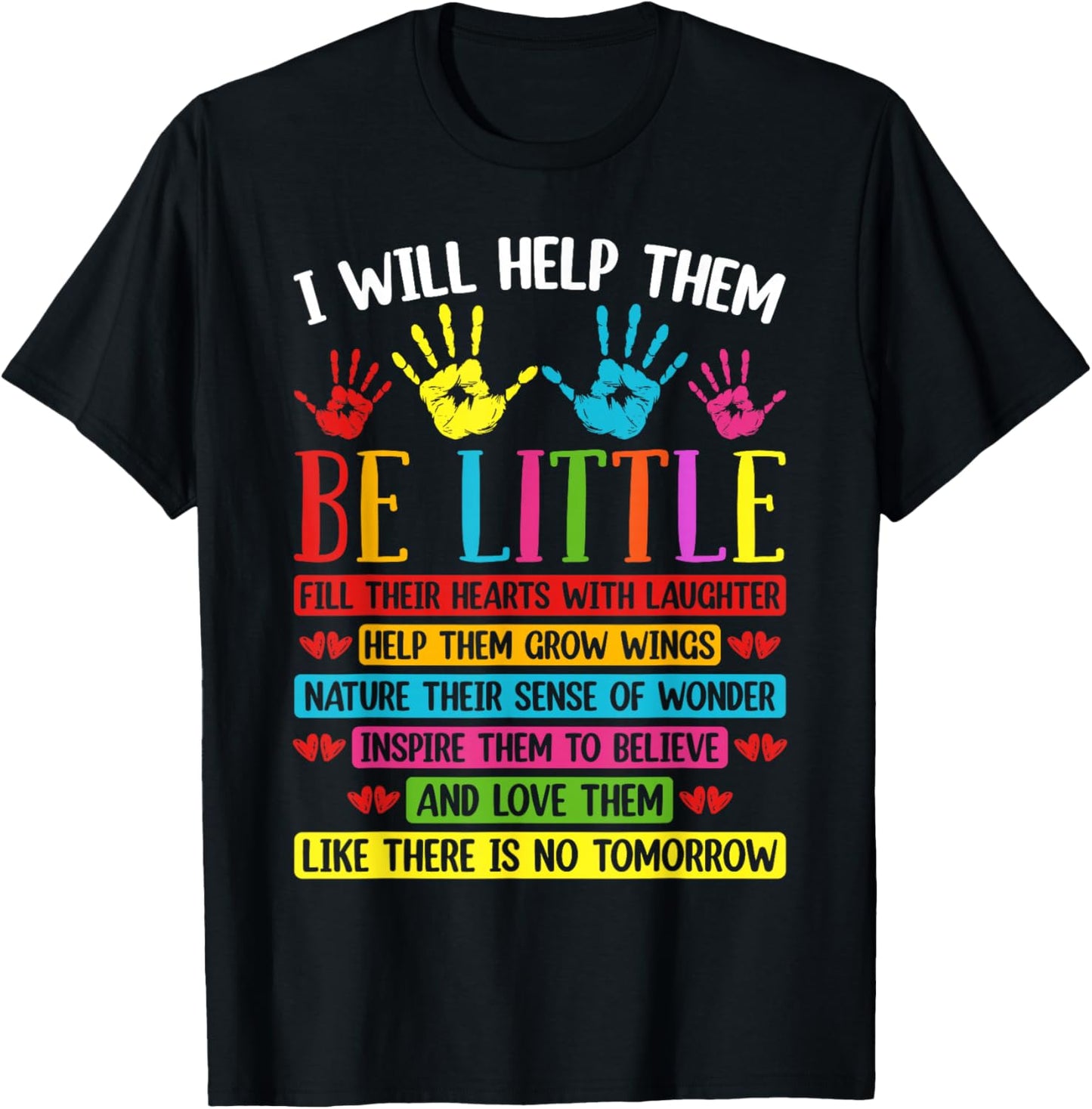 Daycare Teacher Child Care Day Care Childcare Provider T-Shirt - T-Shirt | Black
