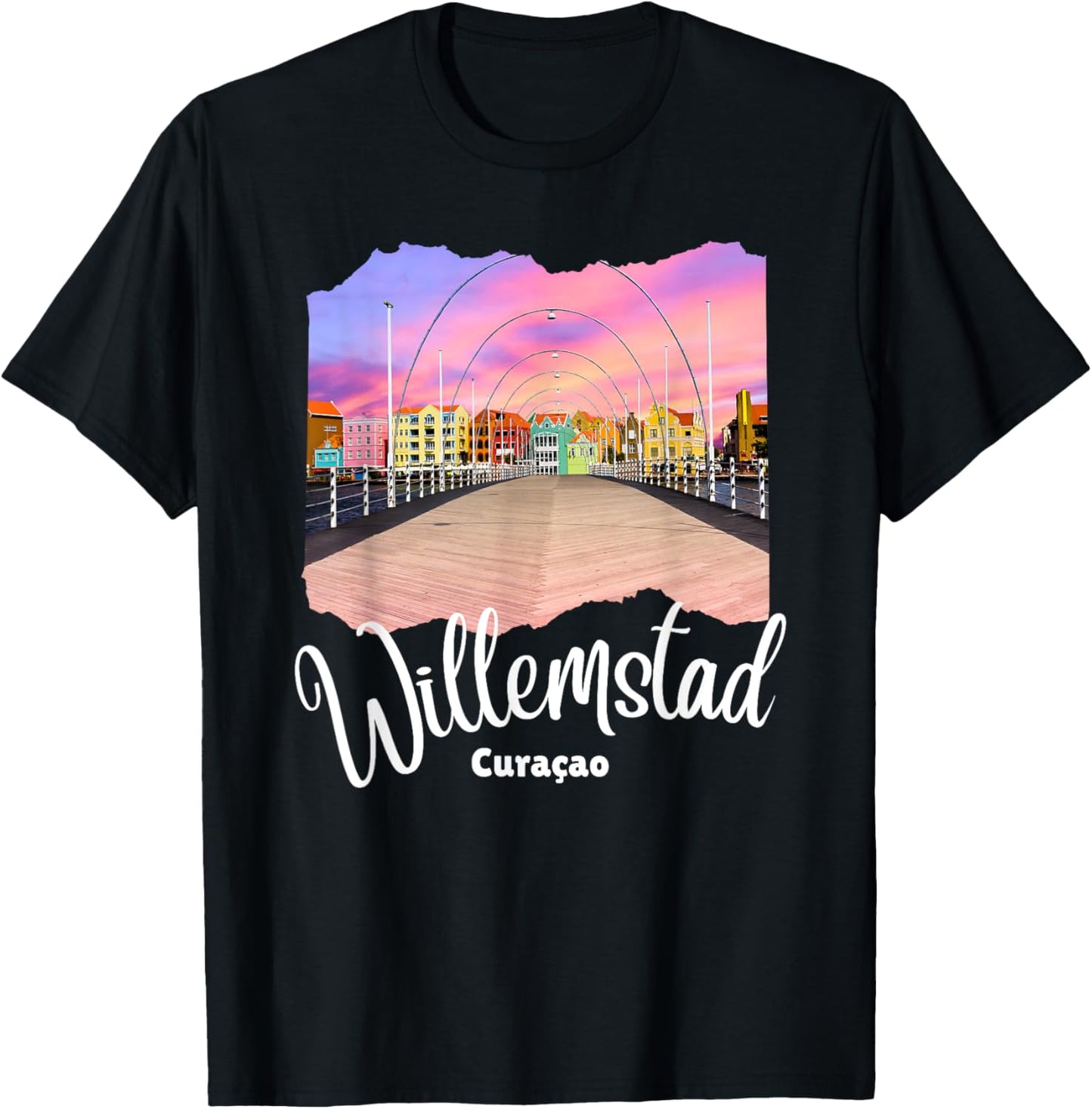 Curacao Willemstad T-Shirt - T-Shirt | Black