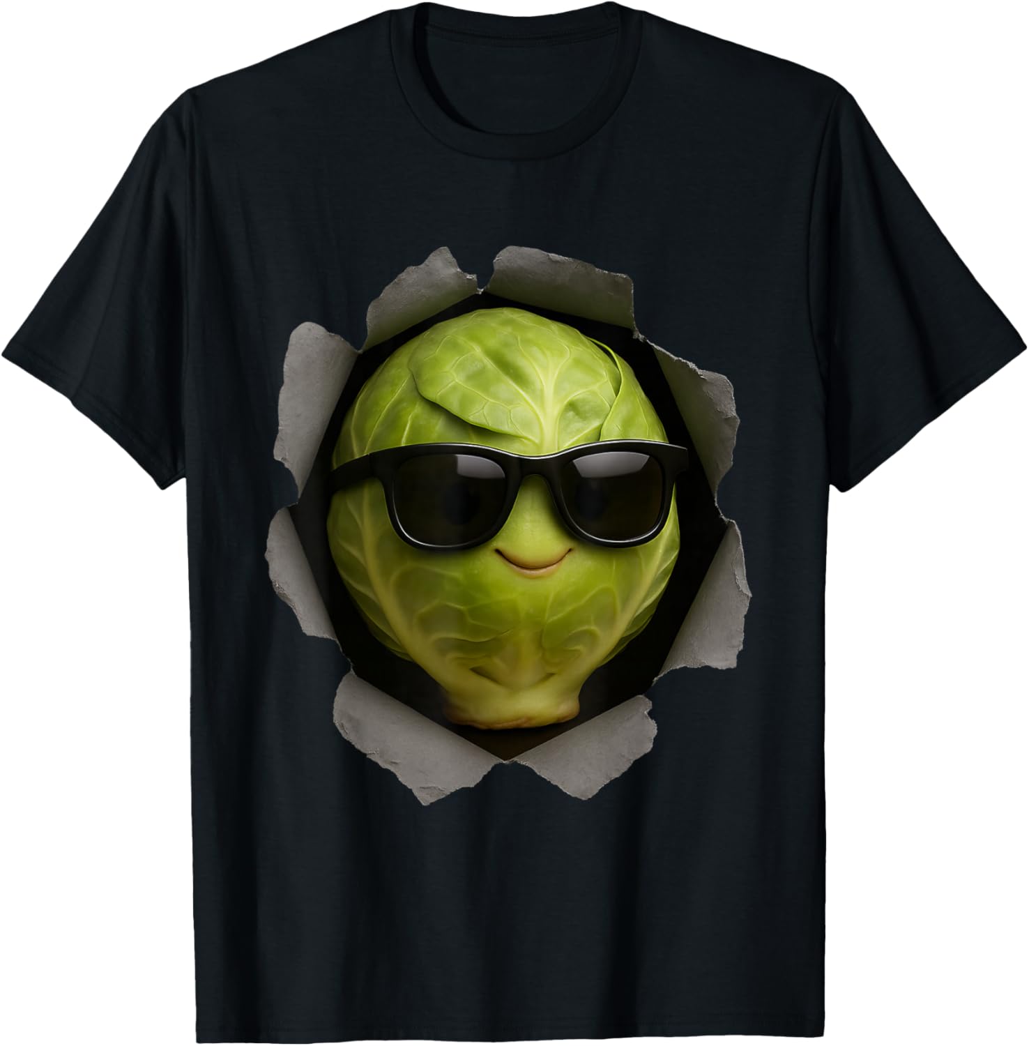 Brussels Sprouts T-Shirt - T-Shirt | Black