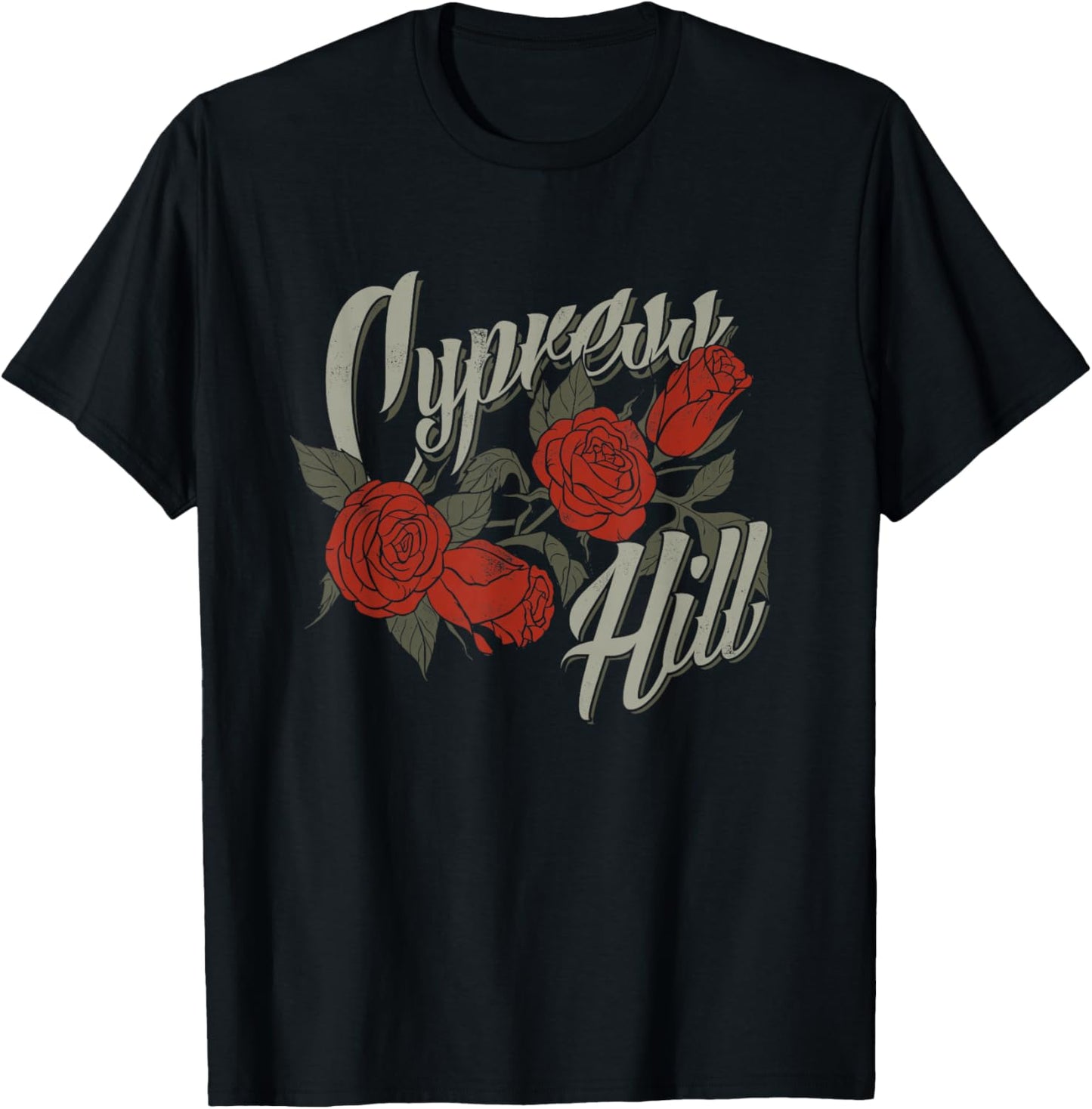 Cypress Hill Rose T-Shirt - T-Shirt | Black