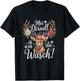 MEI Dirndl is in da Wäsch Trachtenshirt Damen Trachten T-Shirt - T-Shirt | Black