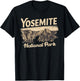 Yosemite National Park-Half Dome California Travel Souvenir T-Shirt - T-Shirt | Black