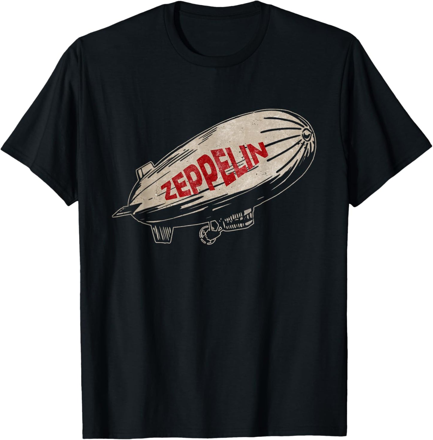Love Zeppelin Proud Name Personalized Lovers Apparel Airship T-Shirt - T-Shirt | Black