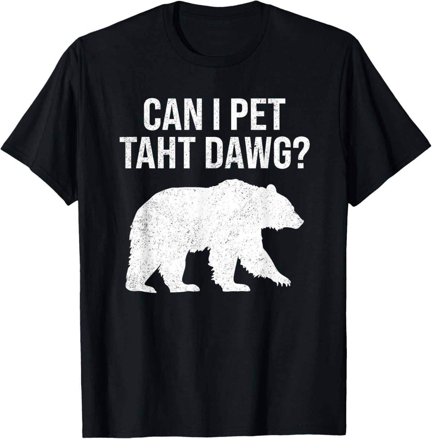 Can I Pet That Dog Funny Dawg Meme Funny Dog T-Shirt - T-Shirt | Black