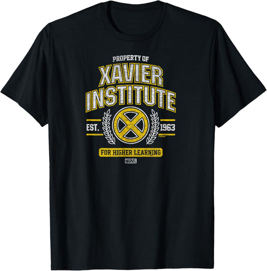 X-Men - Property Of Xavier Institute T-Shirt - T-Shirt | Black