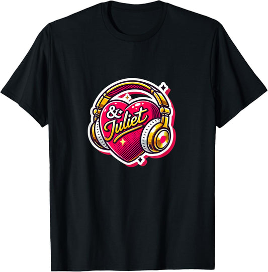 & Juliet Musical Theatre Heart Musicals T-Shirt - T-Shirt | Black