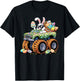 Easter Day Bunny Monster Truck Eggs Cool Rabbit Toddler Boy T-Shirt - T-Shirt | Black