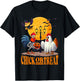 Skeleton Chicken Halloween Funny Spooky chicken Lovers T-Shirt - T-Shirt | Black