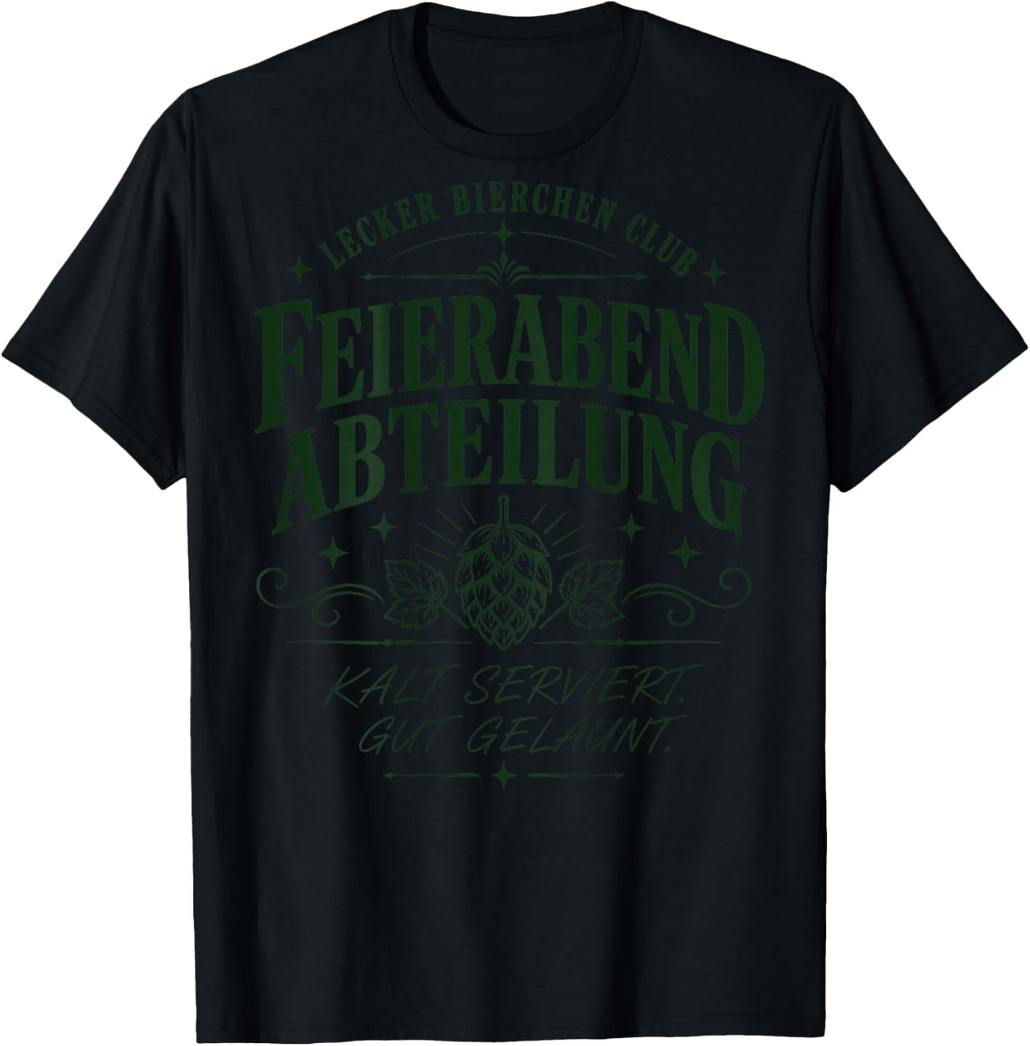 LECKER Bierchen Club T-Shirt - T-Shirt | Black