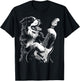 Bernese Mountain Dog Playing Electric Guitar Rock Dog Dad Women Kids T-Shirt - T-Shirt | Black