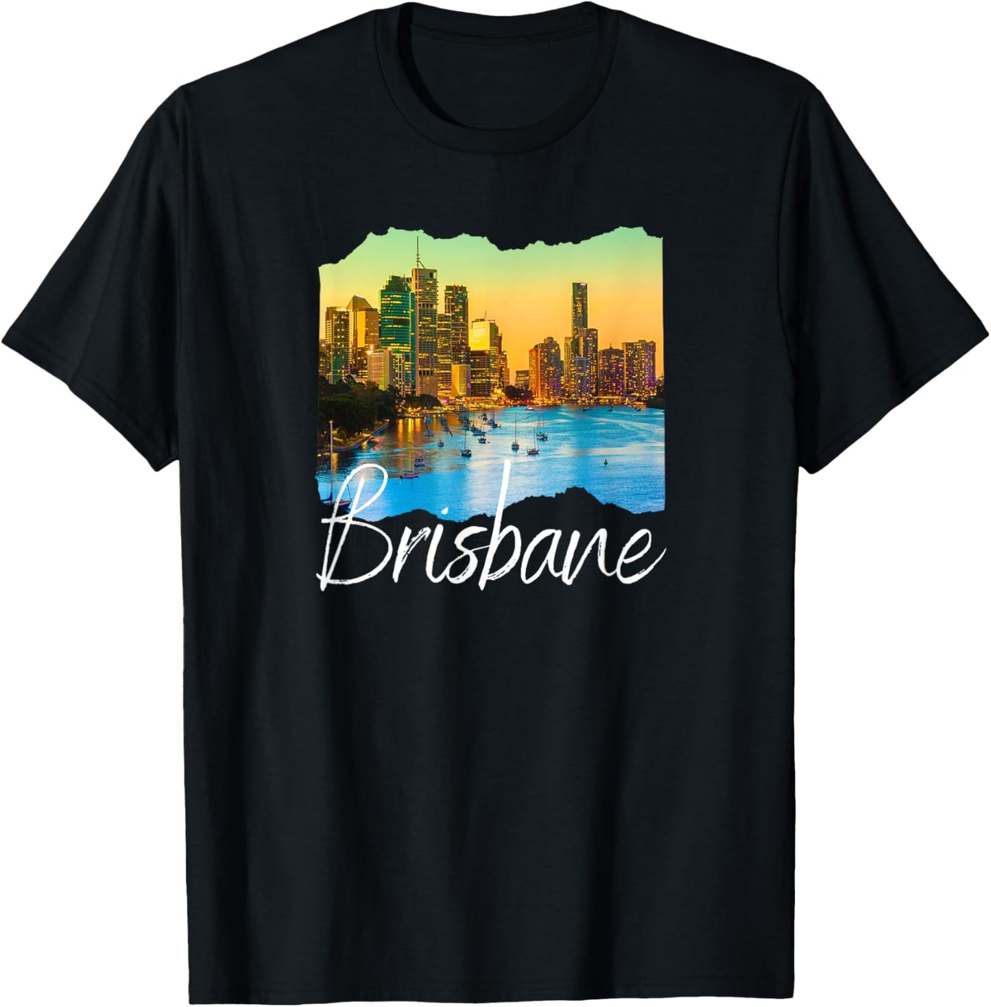 Australia Brisbane T-Shirt - T-Shirt | Black