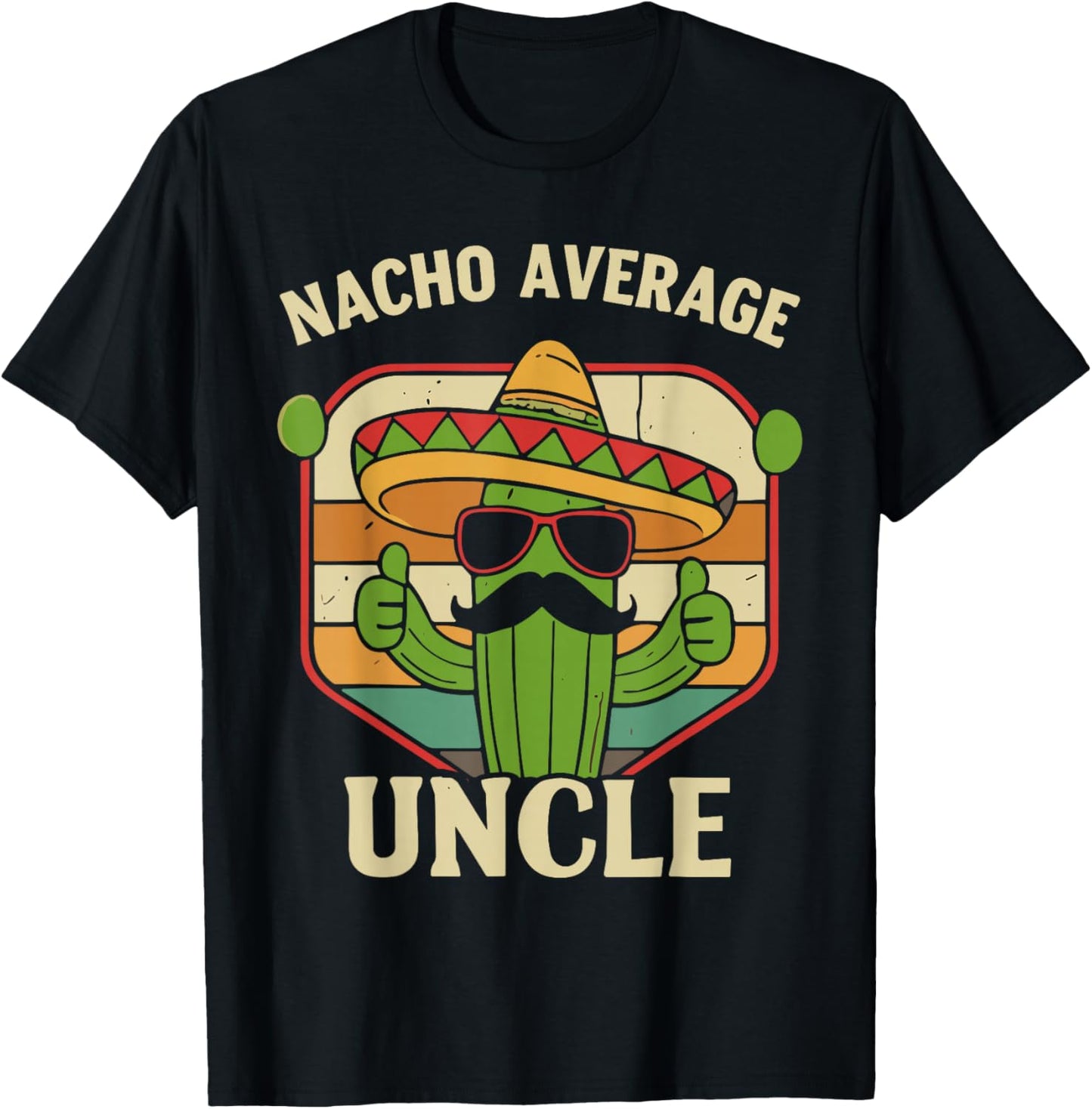 Retro Favorite Uncle Shirt, Vintage Best Uncle Ever T-Shirt - T-Shirt | Black
