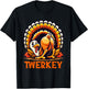 Twerkey Squad Twerking Funny Dancing Turkey Thanksgiving T-Shirt - T-Shirt | Black