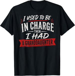 Then I Had A Granddaughter (On Back) T-Shirt - T-Shirt | Black