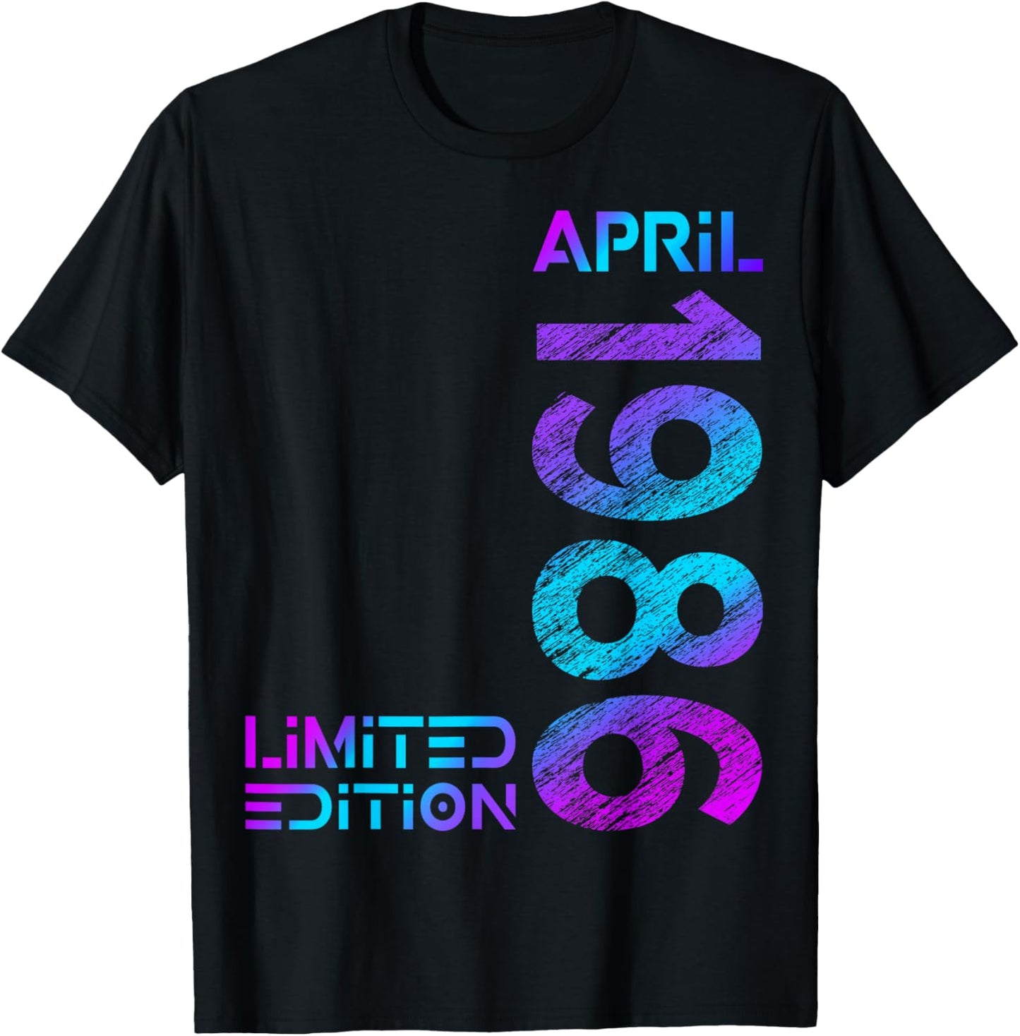 Limited Edition April 1986 Mann Frau 40. Geburtstag T-Shirt - T-Shirt | Black