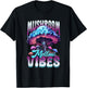 Mushroom Mellow Vibes Fungi T-Shirt - T-Shirt | Black