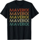 Maverick Retro Vintage T-Shirt - T-Shirt | Black