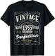 70th Birthday Vintage 1955 Original Parts Mostly T-Shirt - T-Shirt | Black