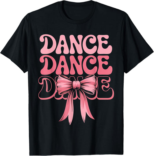 Bow Cute T-Shirt - T-Shirt | Black