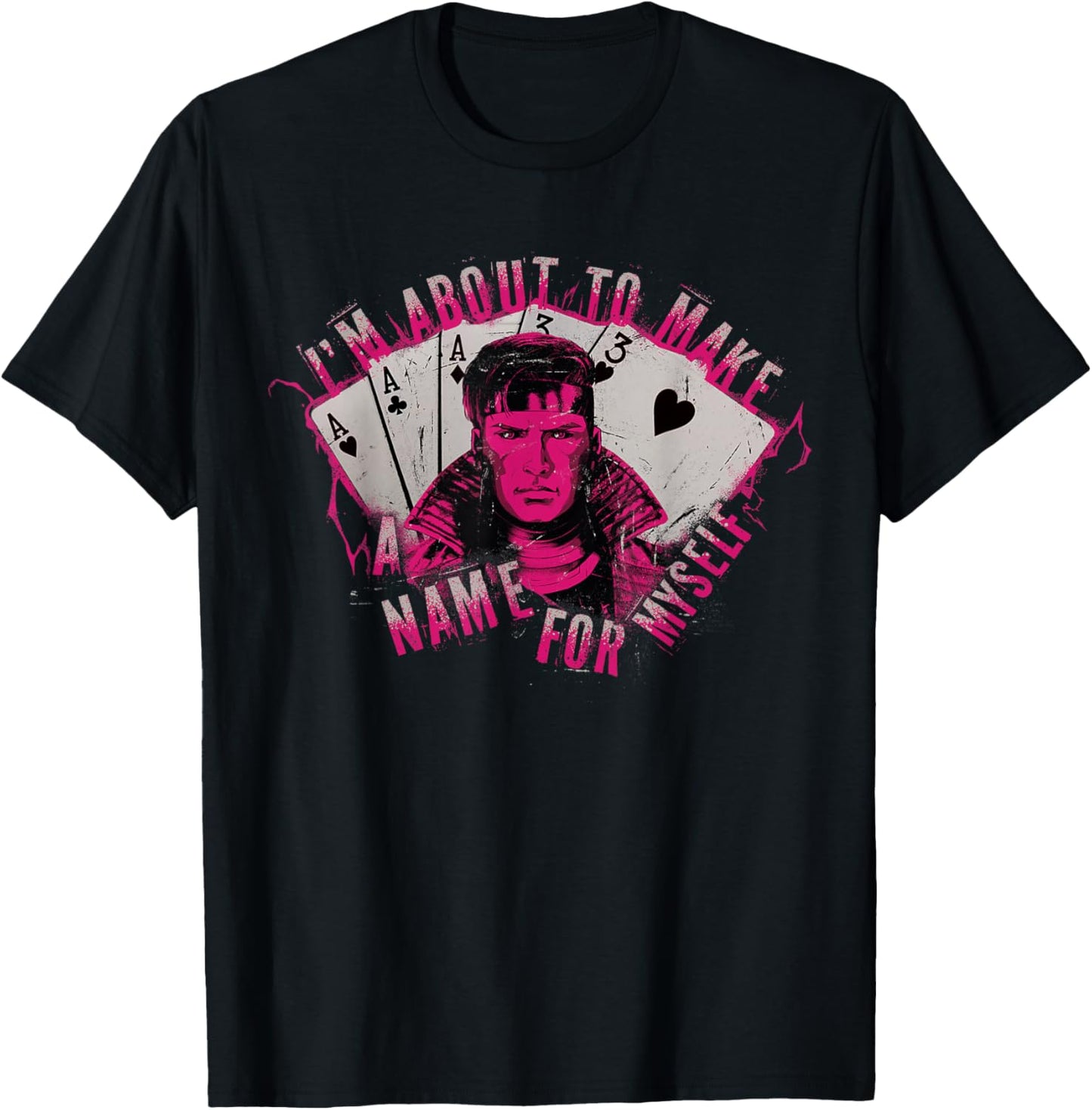 Marvel Studios Deadpool & Wolverine Gambit A Name for Myself T-Shirt - T-Shirt | Black