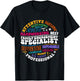 Family Engagement Specialist Appreciation Back to School T-Shirt - T-Shirt | Black