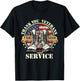 Veterans Day Shirts - Thank You Veterans For Your Service - Patriotic Military - -Adult - Black - Small - Short Sleeve T-Shirt - T-Shirt | Black