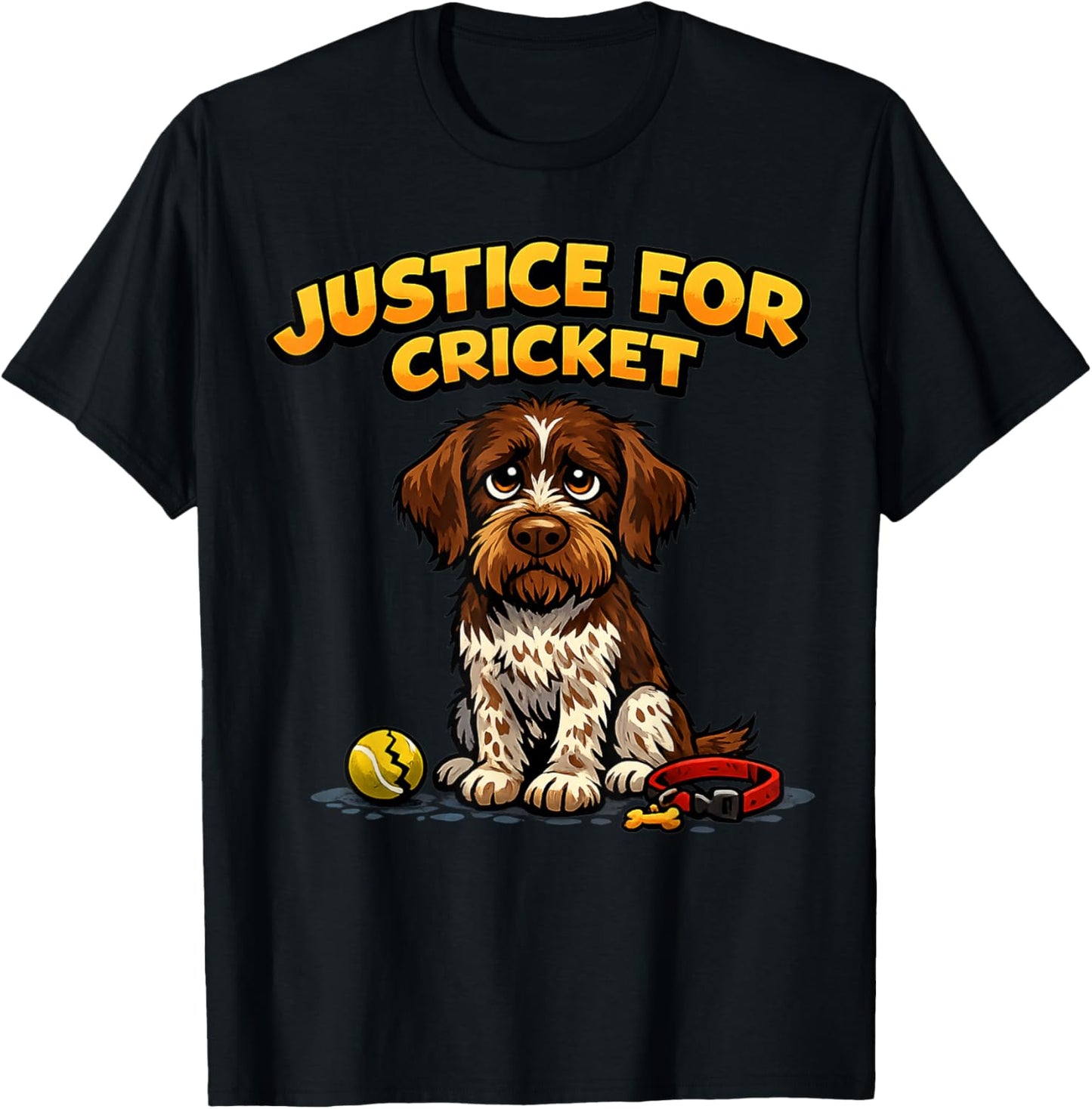 Justice for Cricket T-Shirt - T-Shirt | Black