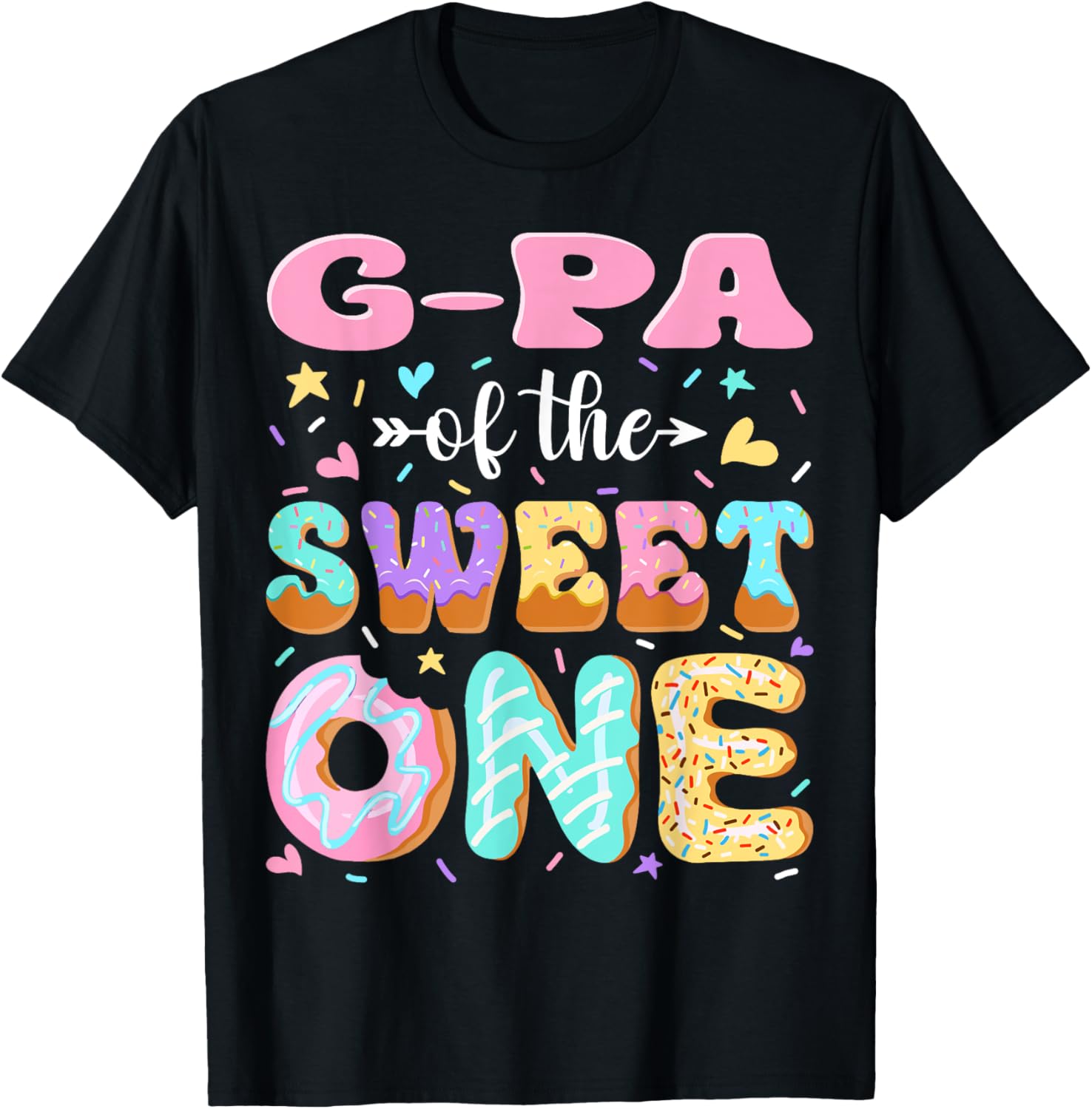 G-pa of The Sweet One First Birthday Matching Family T-Shirt - T-Shirt | Black