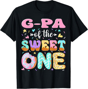 G-pa of The Sweet One First Birthday Matching Family T-Shirt - T-Shirt | Black