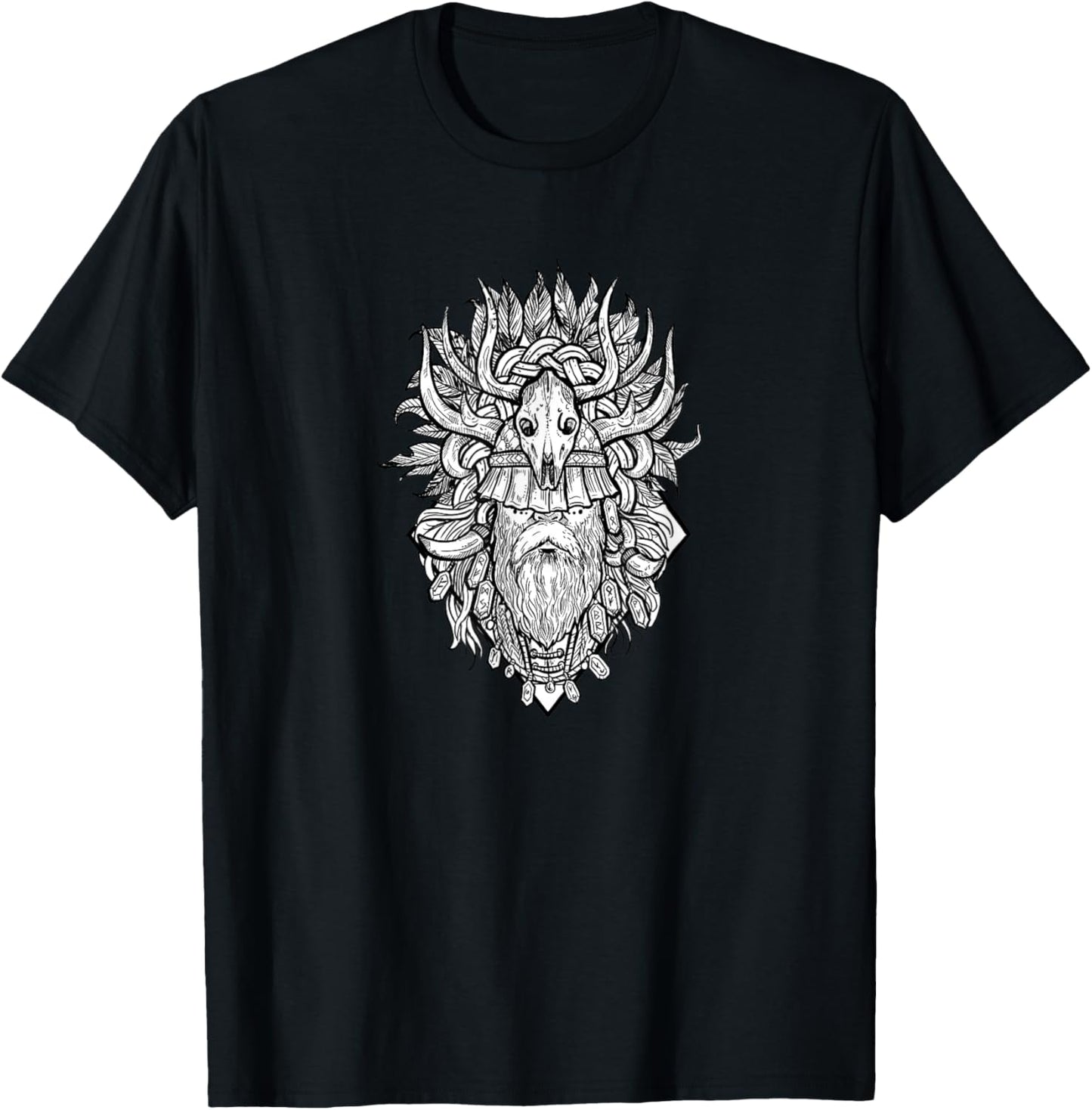 Heilung shaman shirt for viking T-Shirt - T-Shirt | Black