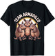 Armadillo Team Cute Cartoon Texas Wildlife Desert Animal T-Shirt - T-Shirt | Black