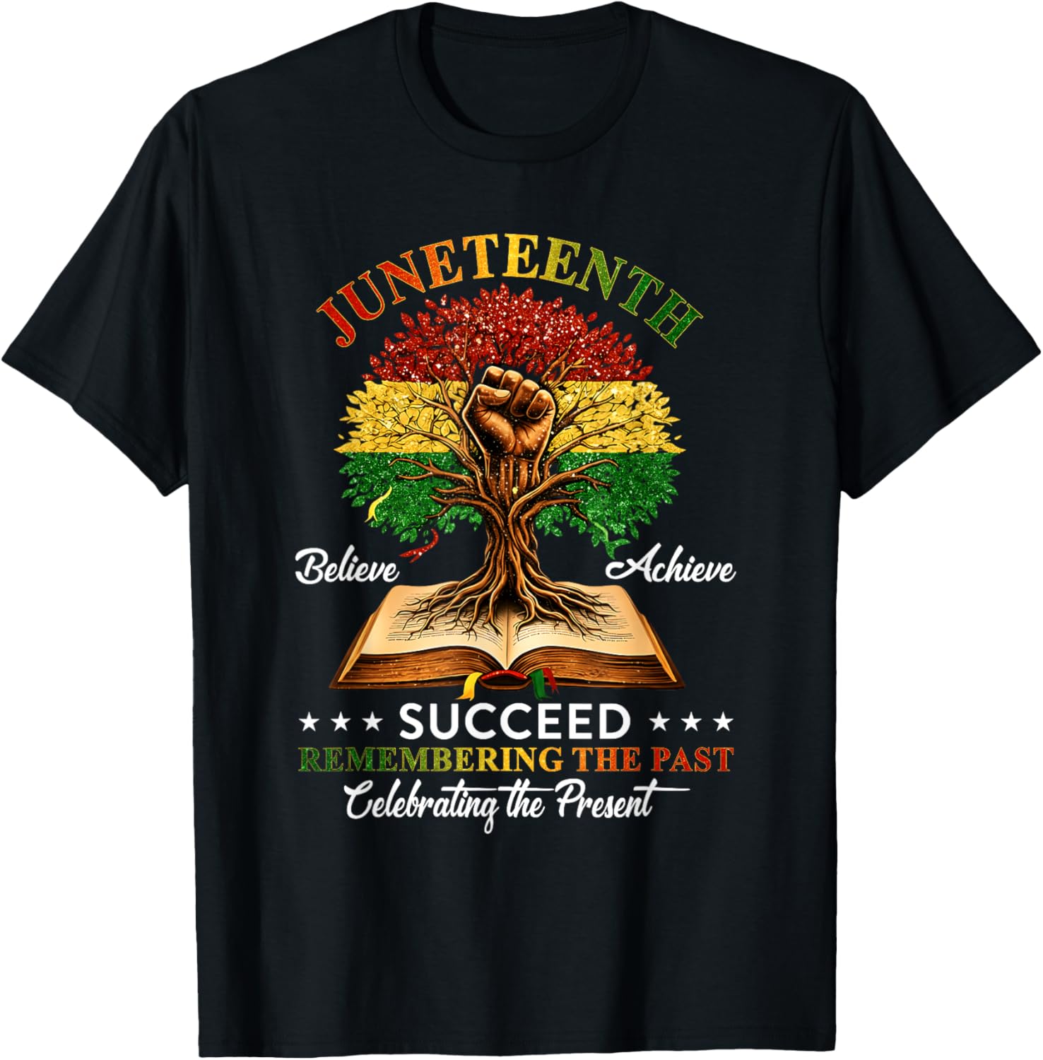 Juneteenth is My Independence Day African 1865 Juneteenth T-Shirt - T-Shirt | Black