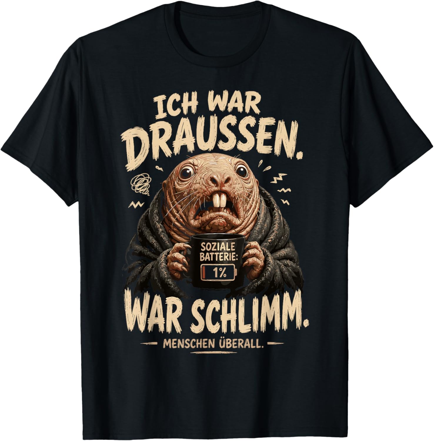 Sarkasmus Ironie Sarkastischer Spruch Humor Lustig Sarkasmus T-Shirt - T-Shirt | Black