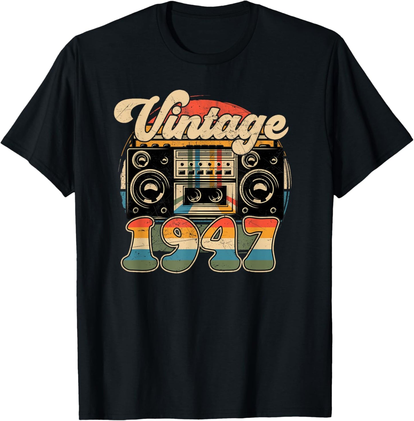 Original 1947 Vintage Birthday 79 Years Women T-Shirt - T-Shirt | Black