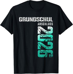 Grundschule Geschafft 2026 Grundschulabschluss T-Shirt - T-Shirt | Black