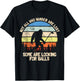Not All Who Wander Are Lost Looking For Golf Balls Golfing T-Shirt - T-Shirt | Black