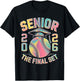 Tie dye Class of 2026 Senior Softball The Final Set Grad T-Shirt - T-Shirt | Black