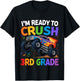 Kids I'm Ready To Crush 3nd Grade First Day of Third Grade Boys T-Shirt - T-Shirt | Black