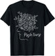 Floral Psych RN Psychiatric Nurse Week Mental Health Nursing T-Shirt - T-Shirt | Black
