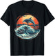 Dolphin Sunset Ocean Sea Dolphin Sea Ocean Animal Lover T-Shirt - T-Shirt | Black
