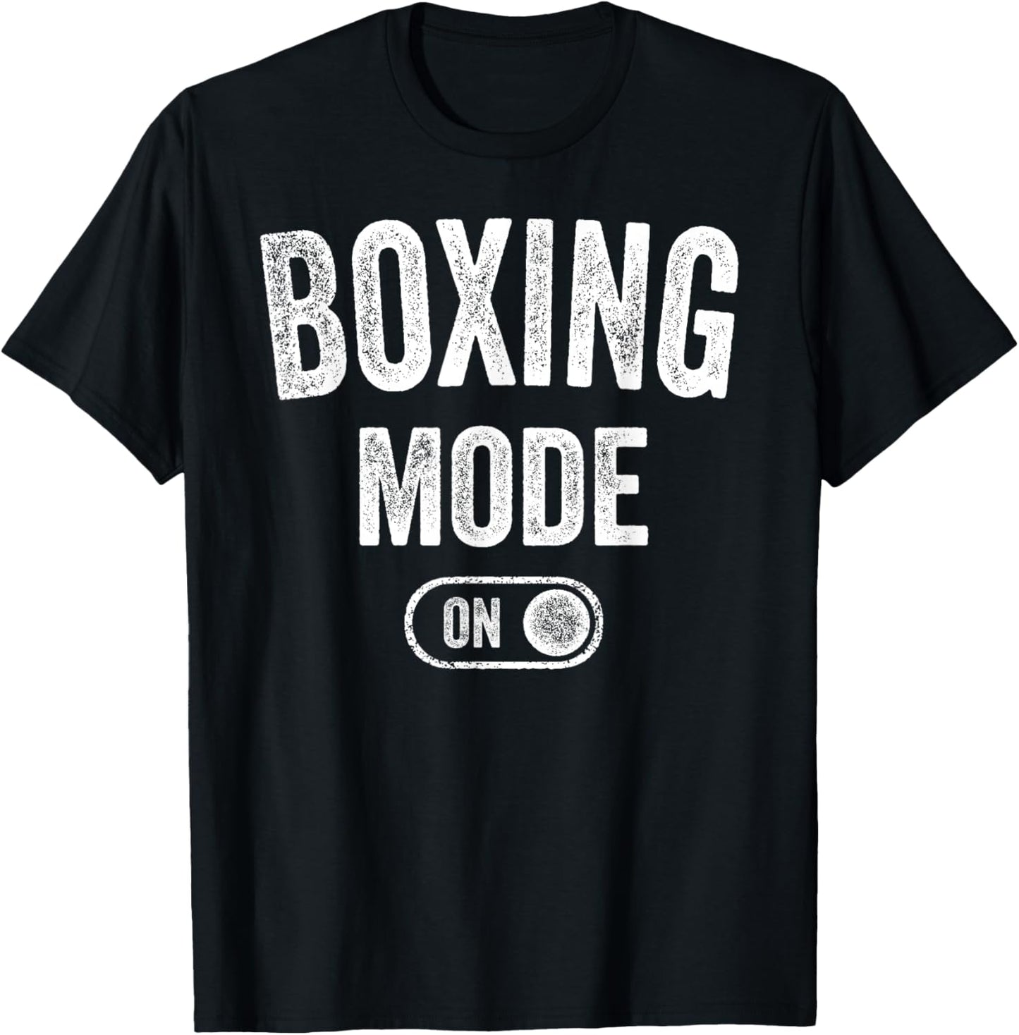 Boxing Mode On Funny Boxer Gift Fighter Coach Training T-Shirt - T-Shirt | Black