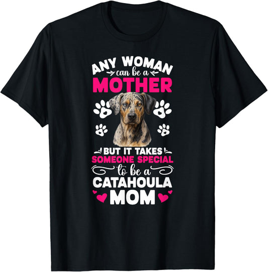 to Be A Catahoula Mom Catahoula Leopard Dog Owner T-Shirt - T-Shirt | Black