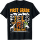 First Grade Field Trip Squad Safari 1st Grade Field Trip Zoo T-Shirt - T-Shirt | Black